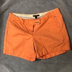Tommy Hilfiger Women's Vibrant Orange Bermudas